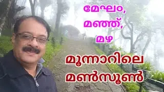 മേഘത്തിനു൦ കോടമഞ്ഞിനു൦ നടുവിൽ വെള്ളിമഴ | മൂന്നാറിലെ മൺസൂൺ | Monsoon in Munnar