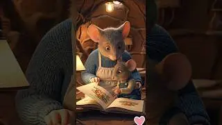 Tiny Mouse Kitchen at Night | Cozy Soup Scene🐭🍲 #animatedshorts #viral