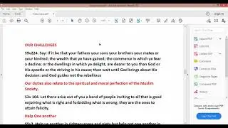Social Responsibilities of a Muslim