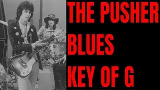 Трек The Pusher Blues Riff в стиле Steppenwolf (соль мажор)
