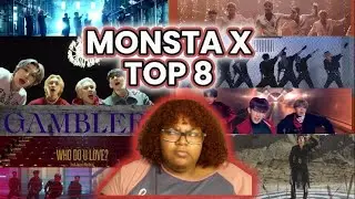 MONSTA X TOP 8 SONGS REACTION