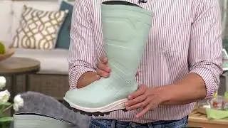 Heartland Footwear Rubber Gardening Boots on QVC