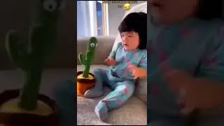 #youtubeshorts #funny #babies #reaction #cactus #mezzie #sid ...😂🤣