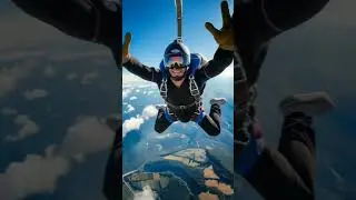 you wake up as modern skydiver #ai #povindia #skydiverpov #cinematicshorts #aishorts