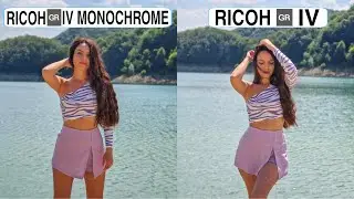 Сравнительный тест монохромной камеры Ricoh GR IV и камеры Ricoh GR IV.