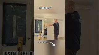 Pax built-in door install #diy #ikeafurniture #homeinterior