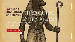 Field Guide Entry: #Anubis #AncientEgypt #Mythology #Folklore #Psychopomp #EgyptianGods #Paranormal
