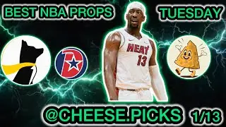 BEST NBA Player Props For Tuesday 1/12 - BEST NBA PLAYER PROPS TODAY!