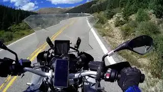 Riding up to Independence Pass, Colorado