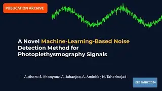 A Novel Machine-Learning-Based Noise Detection Method for Photoplethysmography Signals | Eclectx