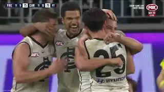 Fremantle vs Carlton All goals and highlights SECOND HALF | Round 15 2019