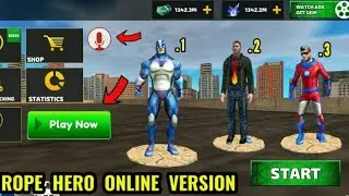 how to play rope hero vice town with friends || RBK GAMERS ||