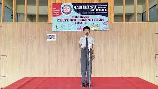 EXTEMPORE COMPETITION IN CHRIST SCHOOL [CULTURAL 2025 ENG. MED.]