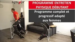 Programme de musculation au poids du corps d&eacute;butant et femme &agrave; la maison avec l'Infinyfit