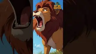Lion Family&rsquo;s Brave Journey Home | Animation Cartoon Movie in Hindi #shorts #viralvideo