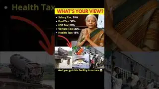 India&rsquo;s High Taxes vs Poor Facilities &ndash; What&rsquo;s Your Opinion? #india #multistatetax
