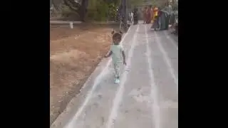 ma chinna papa spoon game lo first vachindi just 4 years baby