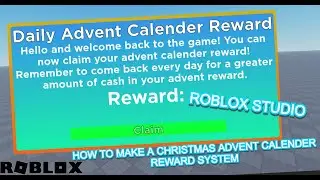 How to make an Advent Calendar in Roblox Studio| Architecting Gamer (PC)