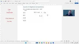 s7e17 Algebraic manipulations SAT Math solution