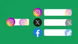 Social Media ID Animation Green Screen for YouTube Videos | Instagram Facebook Twitter