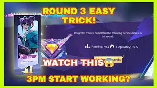 ROUND 3 EASY TRICK TO GET RANK 1! PROMO DIAMONDS EVENT MLBB