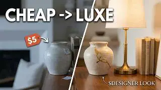 High-End Look Home Decor Thrifting | Styling Pre-Loved Pieces | Decor on a Budget