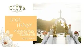 CITTA Wedding Decoration at La Cecile Komodo Hotel and Cafe, Labuan Bajo #weddingdecor #labunanbajo