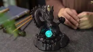 LED Dragon Backflow Incense Burner Holder