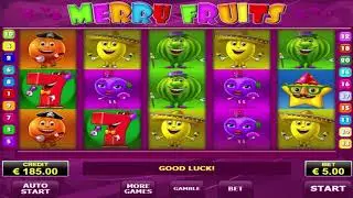 &euro;5 Max Bet Game On Merry Fruits Slot Machine - Good Win