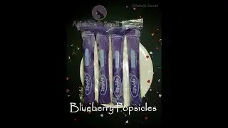 Easy to make Blueberry Popsicle | Healthy Yogurt Blueberry Popsicles | Popular Summer Treat