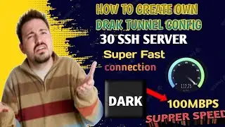 How to create Dark Tunnel config || How to create SSH SARVER for 30 days || #dark #vpn #tunnel