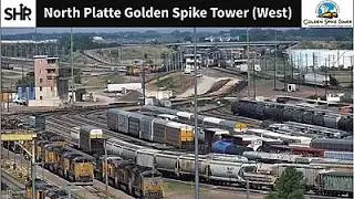 North Platte Golden Spike Tower (West) Live Railcam  - North Platte, NE  #steelhighway