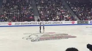 Evgenia Tarasova and Vladimir Morozov FreeSkate Skate America 2021