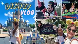 disney world vlog 🏰🩵✨ | a day spent in magic kingdom!