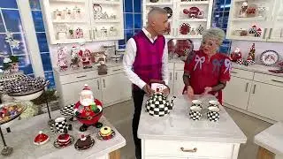 Mackenzie- Childs 3-Quart Enamel Tea Kettle on QVC