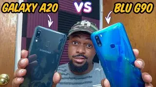 *BLU* DEVICE Better Than GALAXY A20?* Blu G90 vs Galaxy A20 Speedtest!