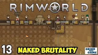 Rimworld 1.0 - Naked Brutality Megabase #13 - Lynx Invasion - [4k]