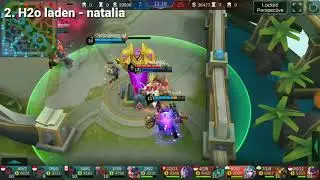 Top 5 Savages ft. lesley , natalia , fanny - Mlbb