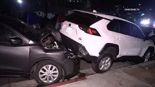 DUI Driver Crashes Into 3 Parked Cars | San Diego