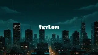 Minimal City Skyline Lofi for Late Work 🌙