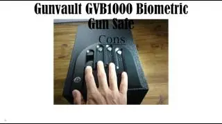 Fingerprint Gun Safe -  Gunvault GVB1000 Mini Vault Biometric Gun Safe Review