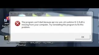 api-ms-win-crt-math-l1-1-0.dll is missing fix | Fix Apps download problem solved (2020)