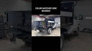 Color Matched Side Boards!#colormatched #masondump #custom #custommadondump #dumpbody #paint