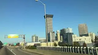 Новый Орлеан озеро Пончартрэйн штат Луизиана США New Orleans Lake Pontchartrain LA I-10 Louisiana