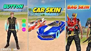 Make Fist, Vehicle & Bag Skin Button in Freefire Craftland | SacSo