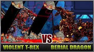 Robot Berial Dragon VS Robot Violent T Rex - HD Full Game - 2016 Game Show