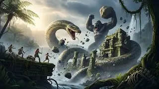 Ancient Humans Trapped! King Kong vs Giant Prehistoric Snake. | Heartbeat Rescuers 