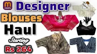 ready made Designer Blouses Haul From meesho | stitched blouse meesho haul Starting In just rs 264