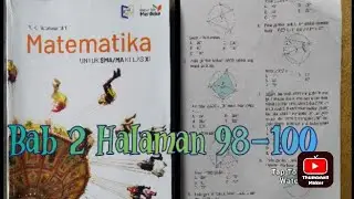 Pembahasan Bab2 Lingkaran hal 98-100 no 1-16 , Matematika kelas 11 Kurikulum Merdeka