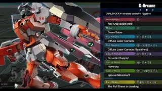 G Arcane Full Dress - Gundam Extreme Versus Maxi Boost ON Combo Guide